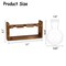 Plant Propagation Station Glass Terrarium Planter Flower Vase with Retro Solid Wooden Stand for Home Kitchen Indoor Garden Wedding Desktop Decor, 3 Bulb Vase